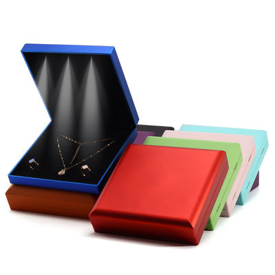 satın al Hanhong Custom Logo Beyaz Işık Mücevher Paketleme Kutusu, Yüzük Kolye Küpesi online manufacture