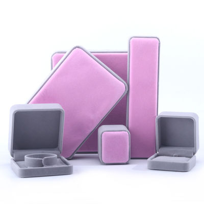 satın al Custom Grade Velvet Jewelry Packaging Box for Necklace Stud Earrings Bilezik ve Yüzük online manufacture