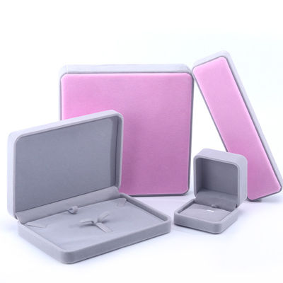 Custom Grade Velvet Jewelry Packaging Box for Necklace Stud Earrings Bilezik ve Yüzük
