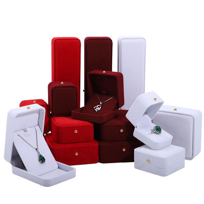 9*9*3.5cm mücevher paketleme kutusu kadife boyunduruk bilezik küpeler yüzük için mükemmel