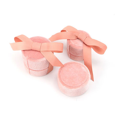 Hanhong Tiandi Flanel Kumaş Yüzük Kutusu Mücevher Paketleme 5*4.5*5cm Plastik Kadife