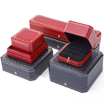 satın al Dikdörtgen 12*12*4.5cm Bileklik, Küpeler, Kolye Yüzükleri için Özel Mücevher Paketleme Kutusu online manufacture