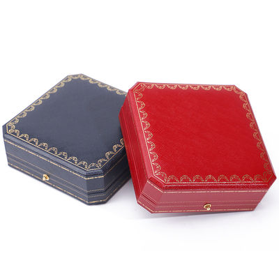 Dikdörtgen 12*12*4.5cm Bileklik, Küpeler, Kolye Yüzükleri için Özel Mücevher Paketleme Kutusu