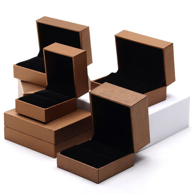Özel Logo Mücevher Kağıt Kutusu Kulaklıklar için Kolye Kolye Yüzük 9x9x3cm