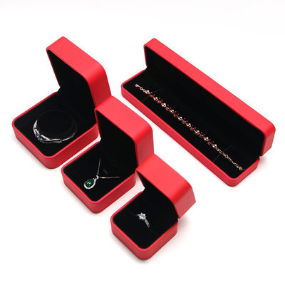 Özel Lüks PU Deri Mücevher Kutusu Rekabetçi 6.5 * 6cm ile Paket Kutusu