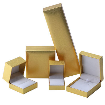 El yapımı Eco Karton Flip Sarı Mücevher Kutusu özelleştirilebilir mücevher kutusu
