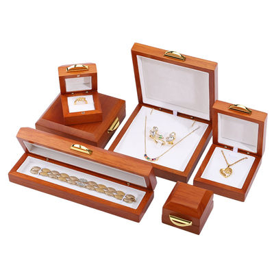 Custom Embossing Logo Luxury Wood Jewelry Box Packaging For Bracelet Necklace Set (Gözlük kutusu için lüks ahşap mücevher kutusu)