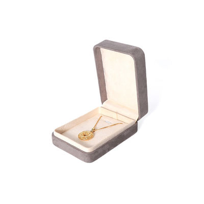 Premium Gri Mücevher Paketleme Kutusu Özel Hign End Büyük Mücevher Seti Kolye Bilezik Kulaklık Yüzük Paketleme