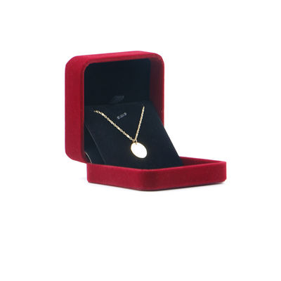 OEM ODM üst düzey kadife Mücevher Kutusu lüks özelleştirilebilir logo Kırmızı Kadife Mücevher Kutusu