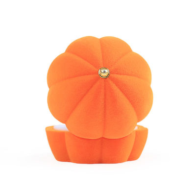 Cadılar Bayramı için özelleştirilmiş premium kişiselleştirilmiş kadife yüzük kutusu takı ambalajı